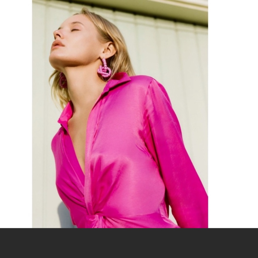 New with tags Zara satin dress. Size XXL - Picture 4 of 6